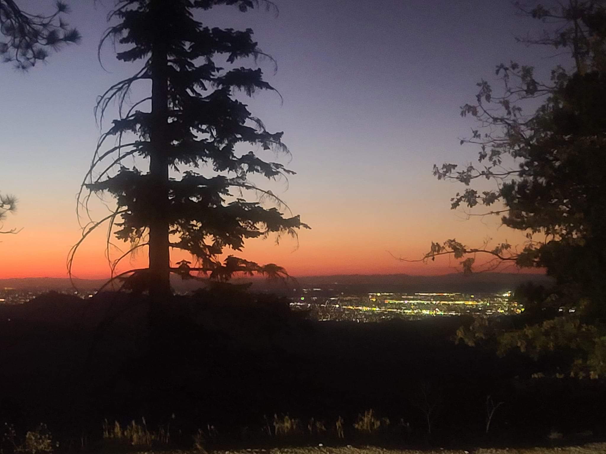 Twilight over Big Bear